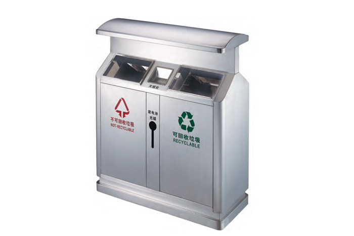 車(chē)站分類環(huán)保垃圾桶137